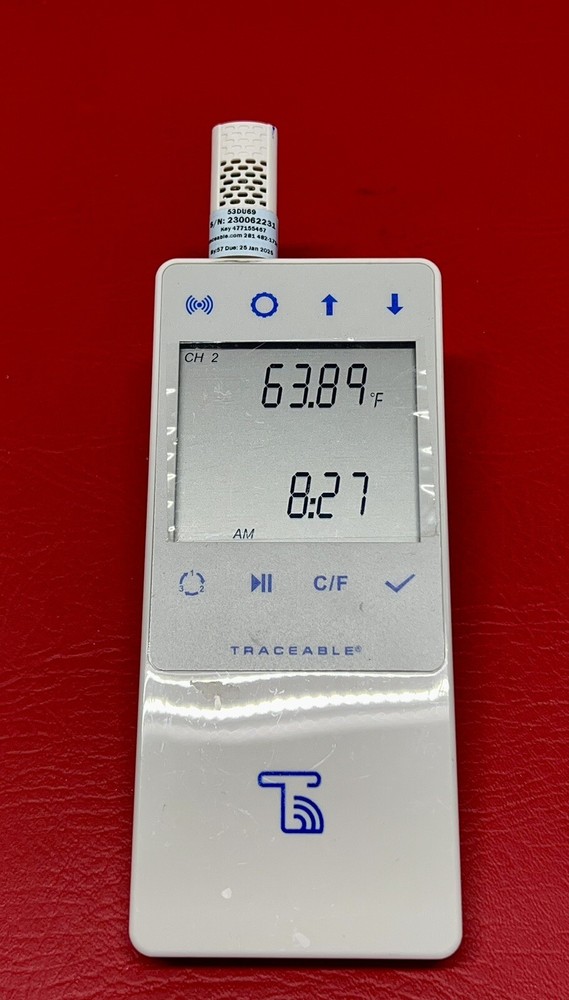 NEW Traceable 6529 Barometric/Temperature/Humidity WIFI Data Logger with Sensor