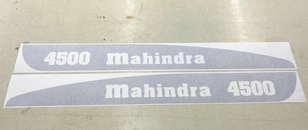 Mahindra 4500 hood decals