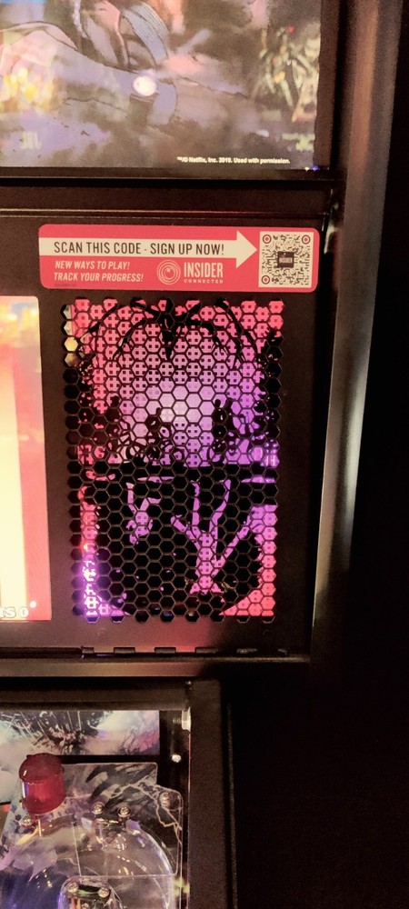 Stranger Things Pinball rectangular Speaker Inserts Stern