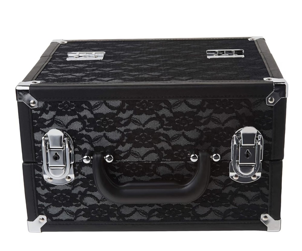 Caboodles Make Me Over 4 Tray Train Case, Cosmetic Storage Case & Organizer