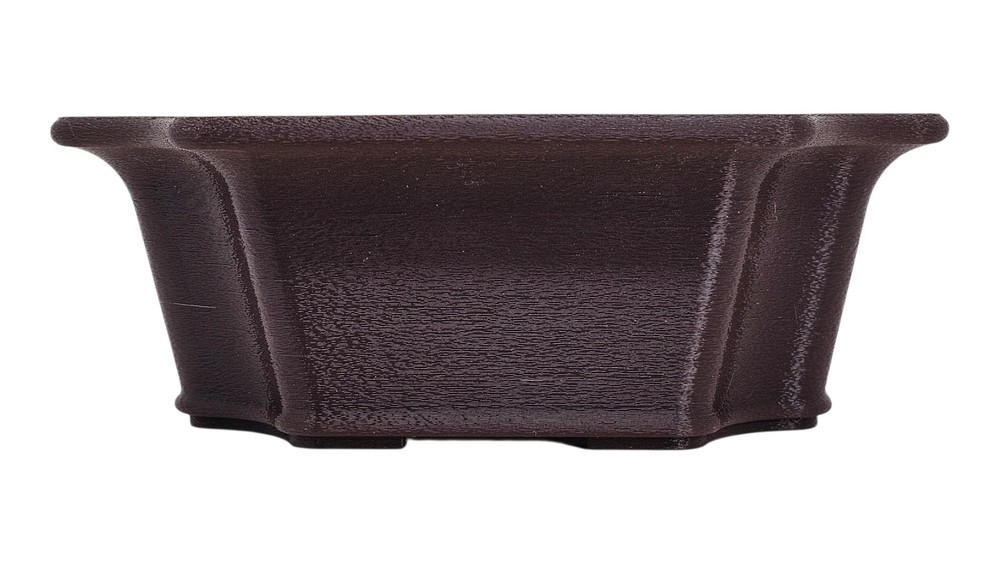 Bonsai Shoes Show Cut Corner Deep Rectangle Training Plastic Pot