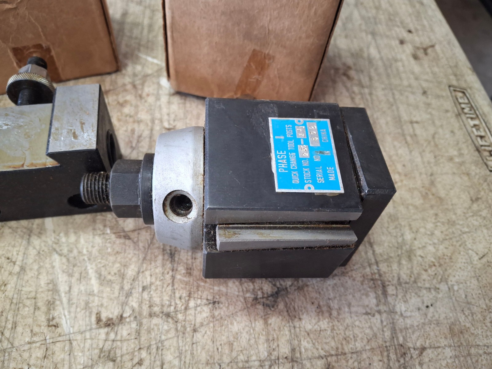 PHASE II #250-111 Wedge Type Quick Change Tool Post w/ 250-104 / 107 / 101