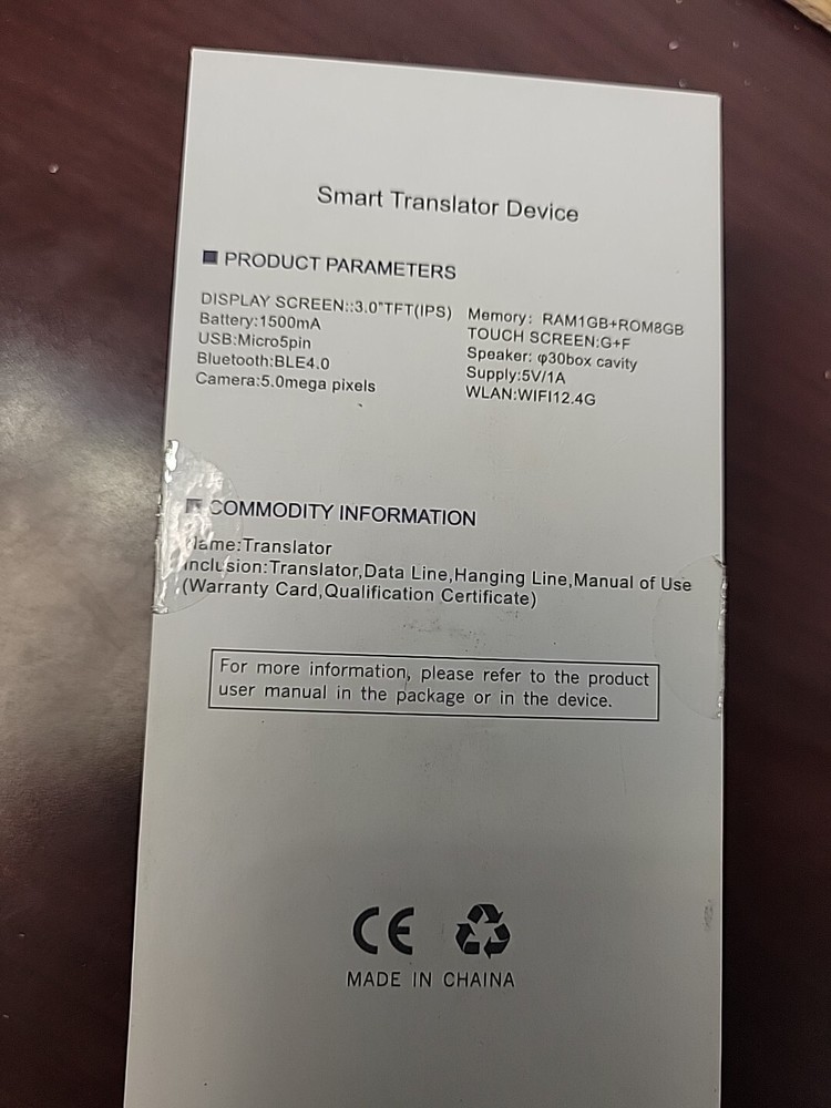 AL TRANSLATOR ANDROID 5.0 Omega PIXELS CAMERA Touch Screen