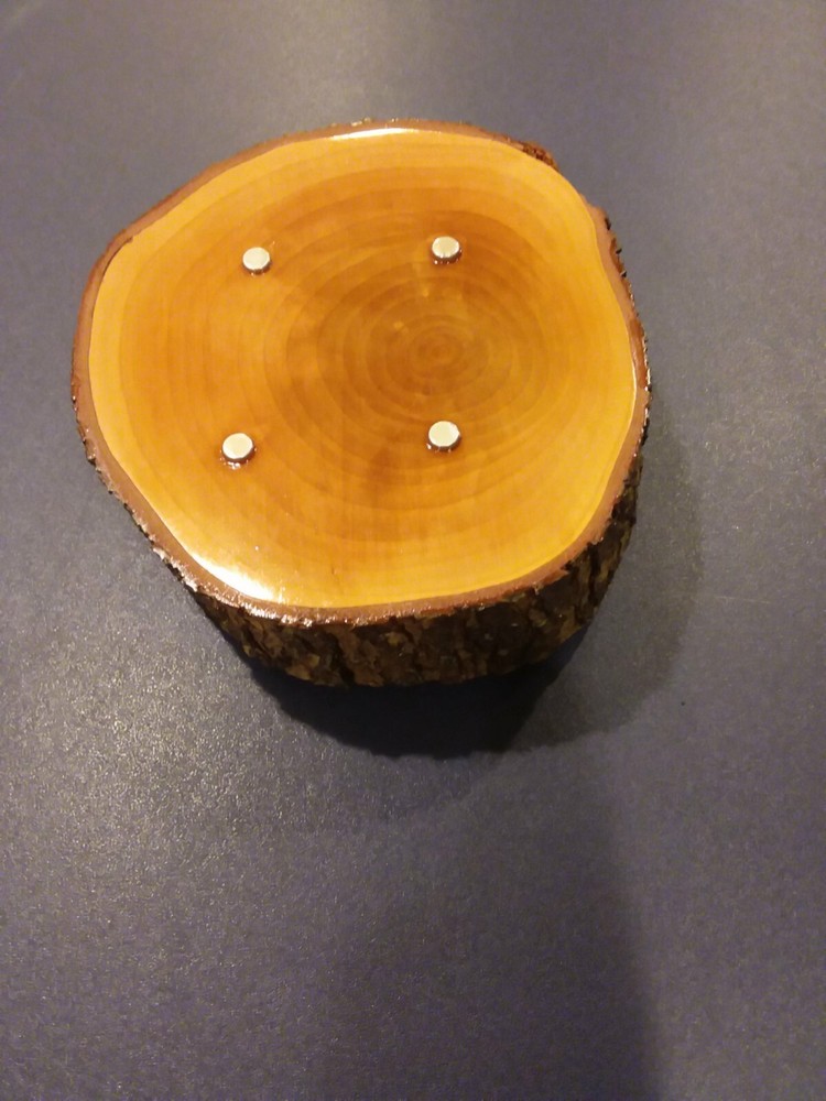 FOLDING KNIFE DISPLAY STAND, SOLID PEAR WOOD
