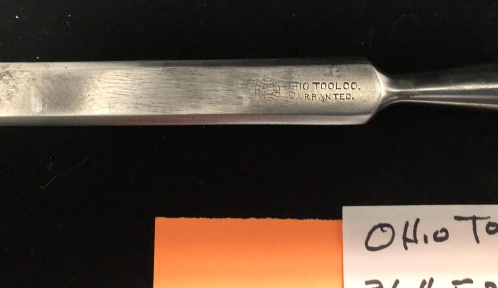 ~ OHIO TOOL CO.~ 3/4” Wide Socket firmer Chisel Warranted