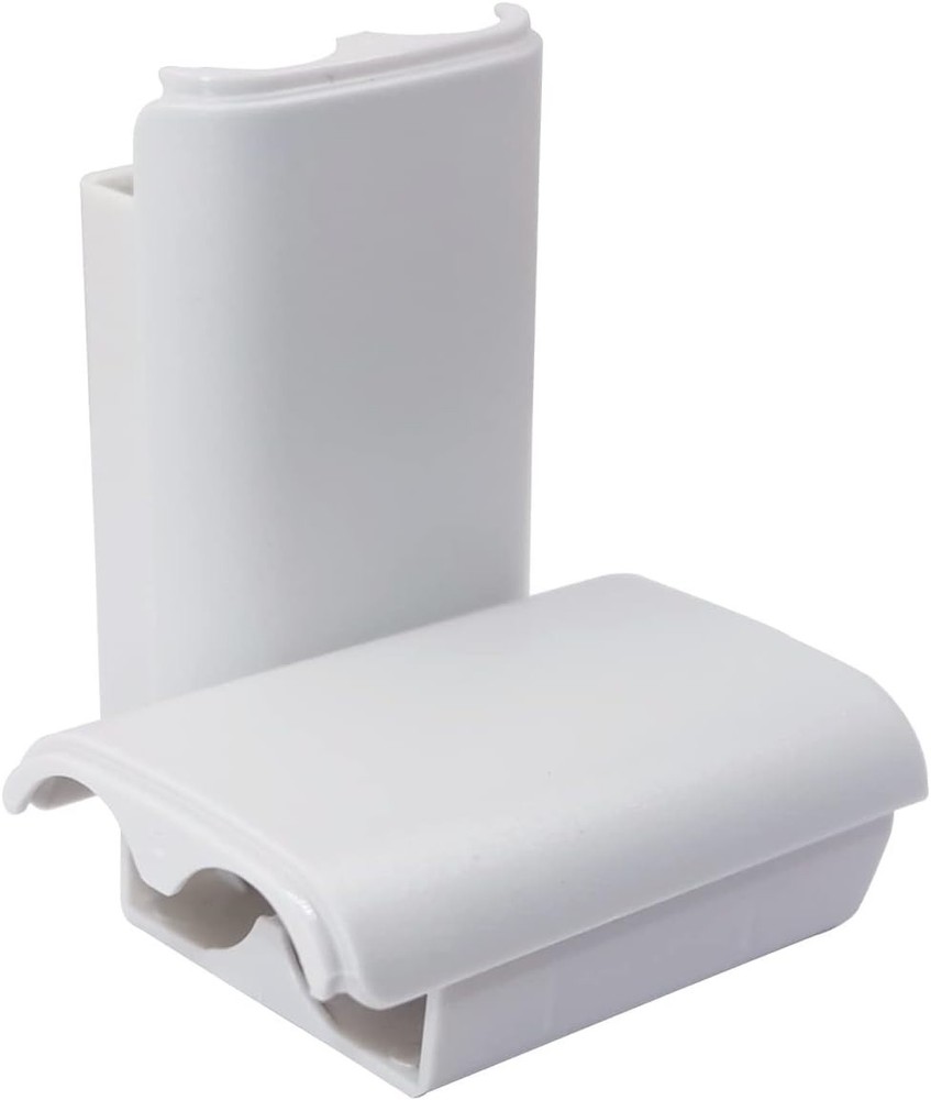 4-Pack White Battery Cover Shell for Xbox 360 Wireless Controllers - ABS