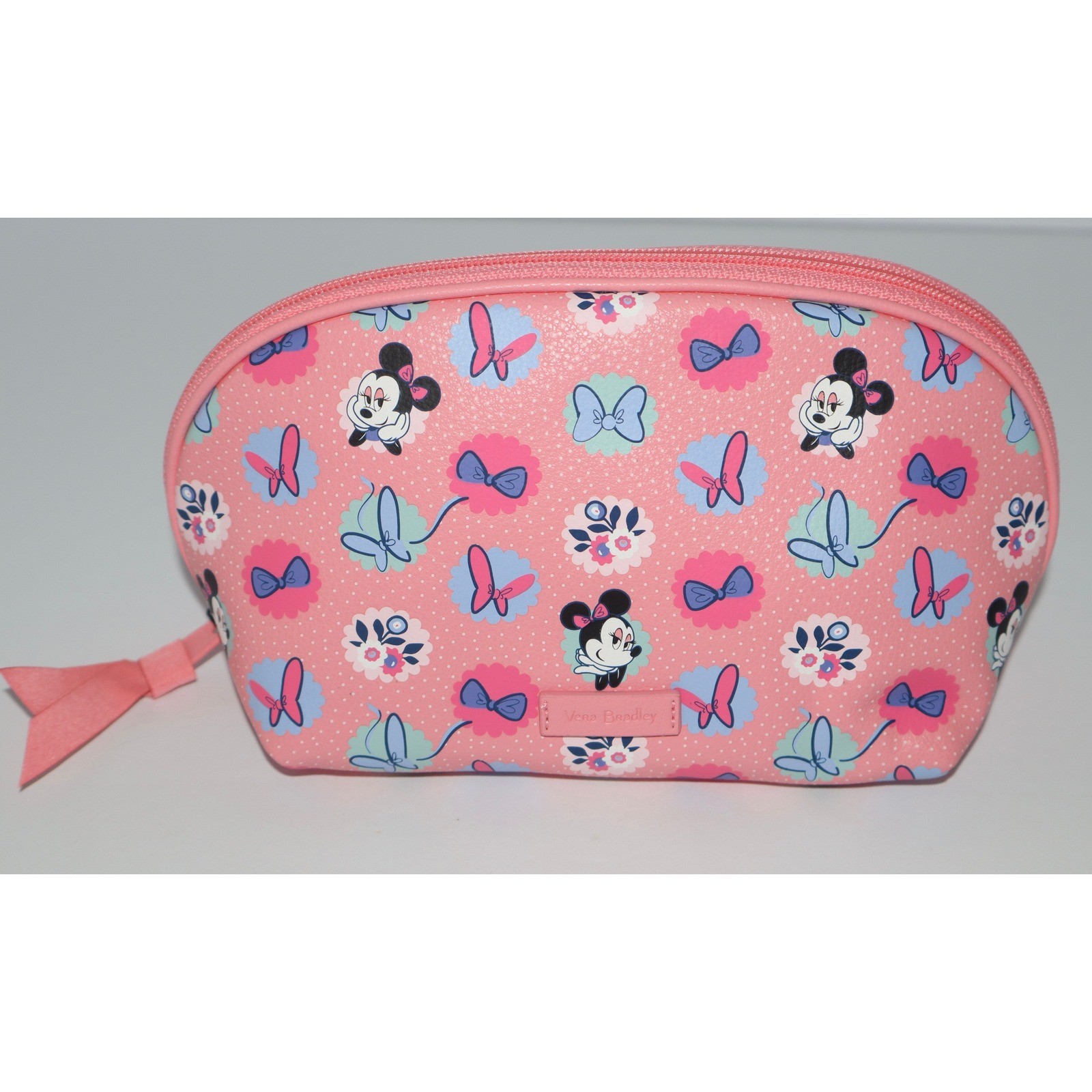 VERA BRADLEY x Disney Clamshell Cosmetic Minnie's Garden Dots NEW