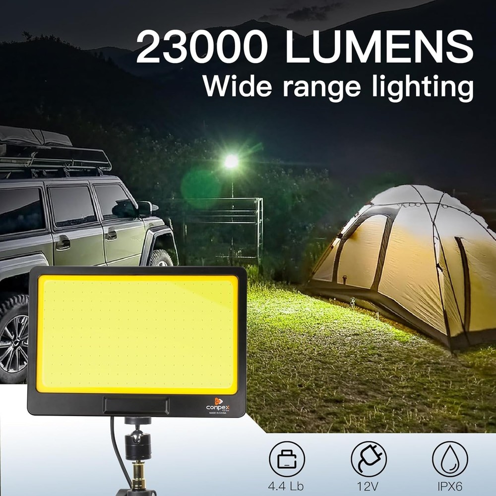 Telescoping LED Camping Light Tripod 23000 Lumens