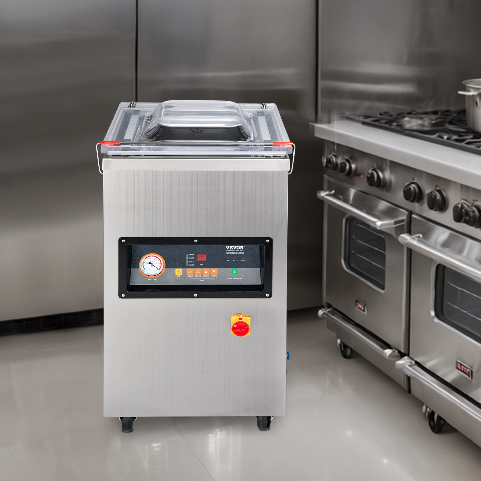 VEVOR Chamber Vacuum Sealer Commercial Vacuum Sealing Bag Packing Machine 600W