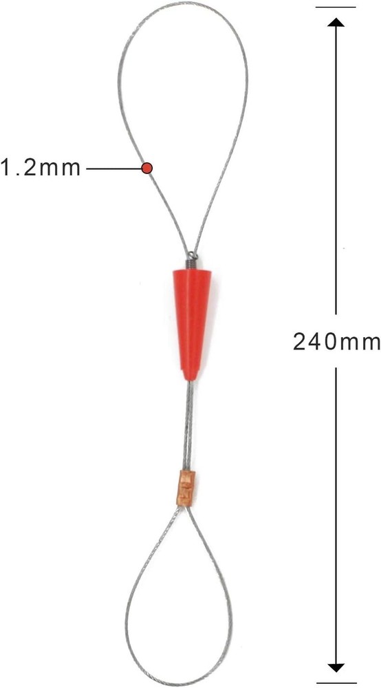 30M 100ft Fish Tape Cable Puller Kit Through Wall Wire Guide Device 4mm PET E...