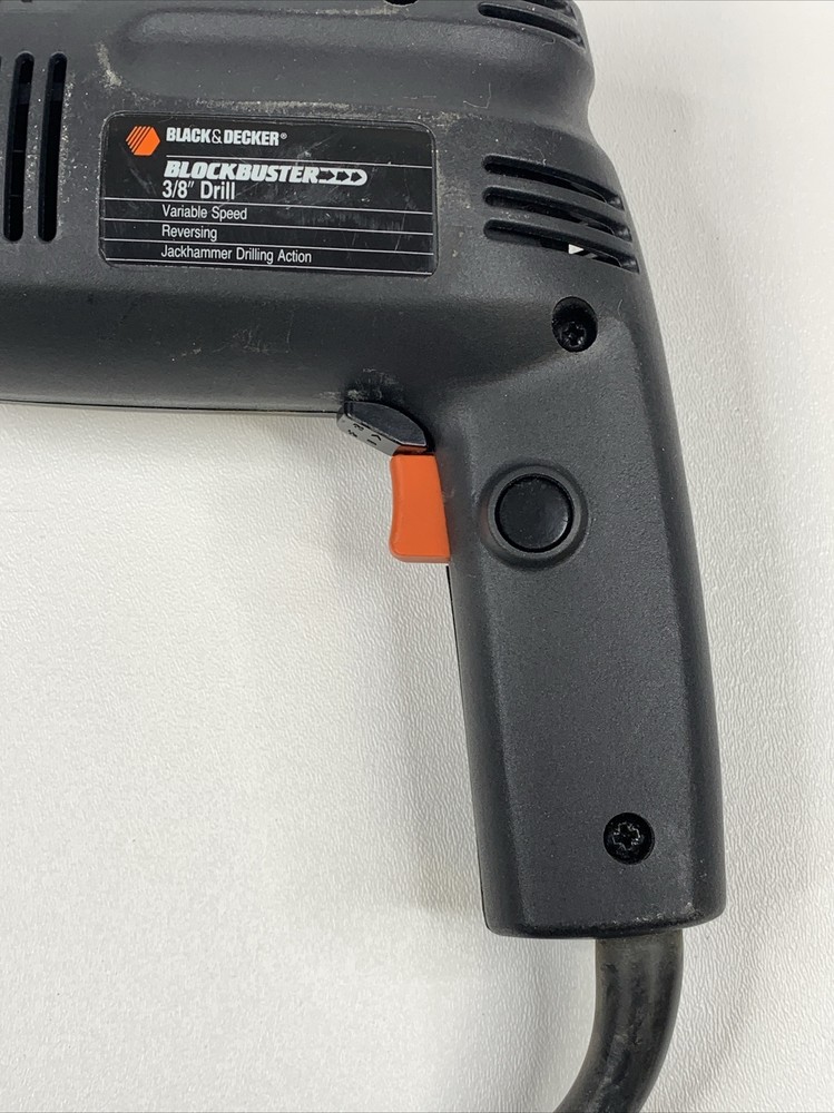 Black & Decker No 7194-1 Type 1 Variable Speed Reversible 3.5A 3/8" Hammer Drill