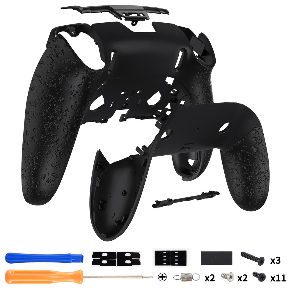 eXtremeRate Replacement Back Housing Bottom Shell & Clip Shell For PS5 edge DIY