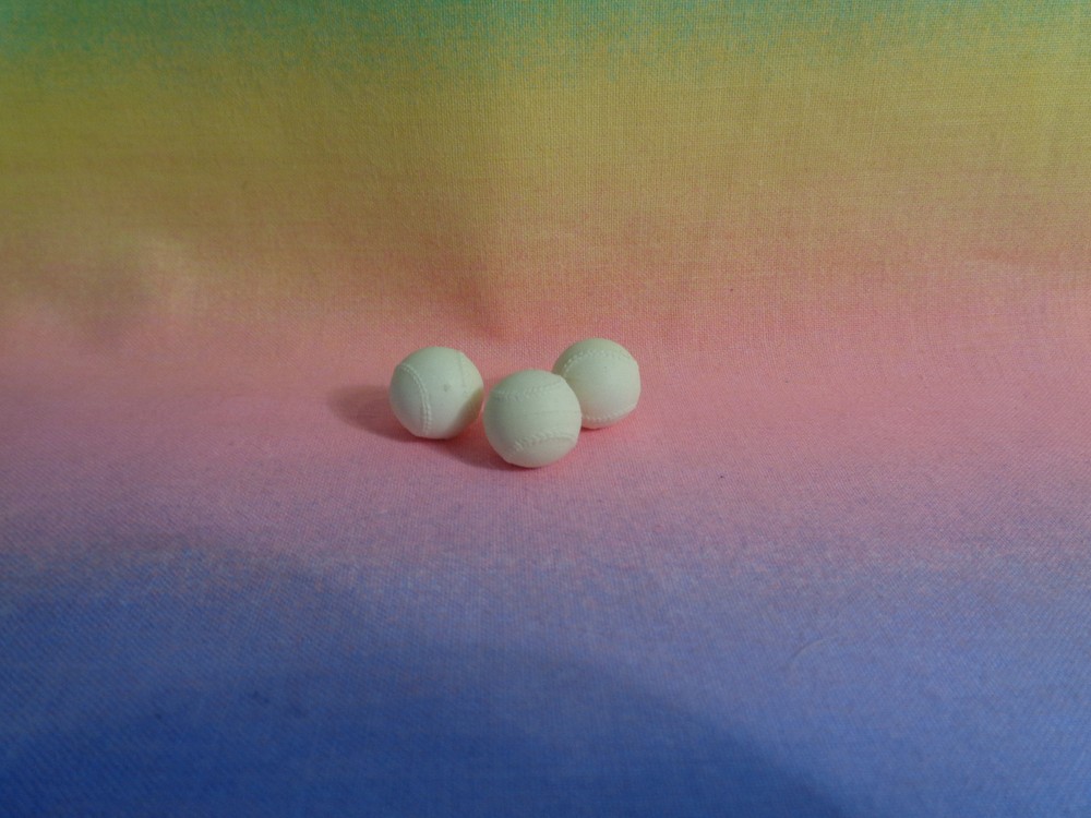 Iwako Eraser Tiny / Miniature Rubber Baseball Figures