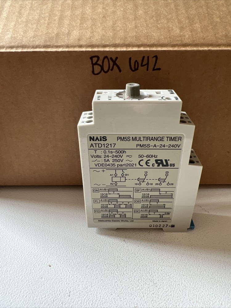 NAiS PM5S-A-24-240V MULTIRANGE TIMER ATD1217