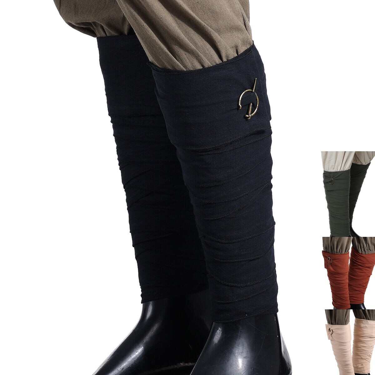 Medieval Mens Leg Wraps Viking Winingas Leg Wraps Balde Halloween Leg Winingas