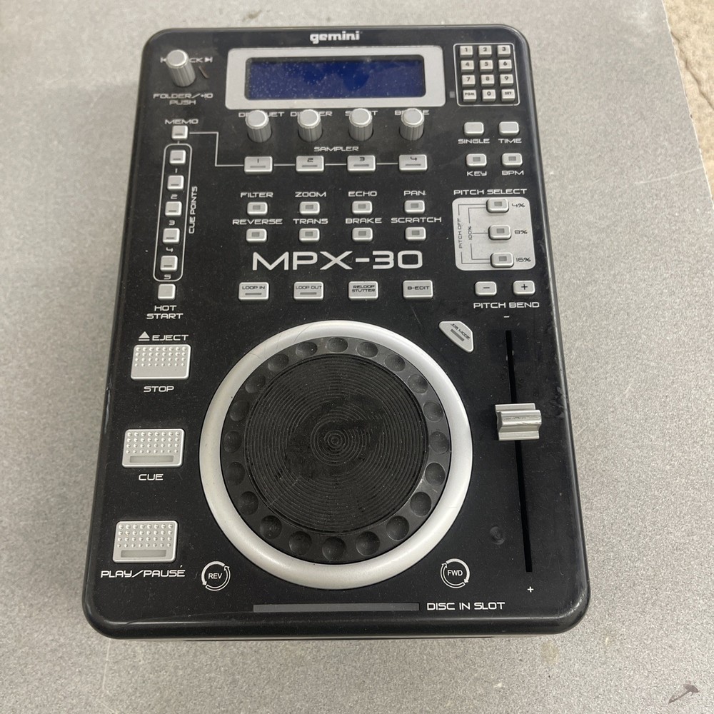 RARE Gemini MPX-30 CD/MP3 Sampler Effects Machine TESTED