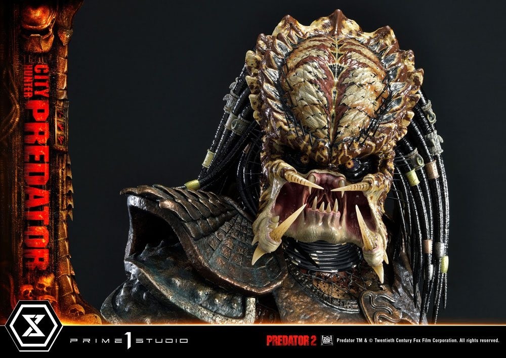 Predator 2 Statue 1/3 City Hunter Predator 105 cm , Prime 1 , Sideshow