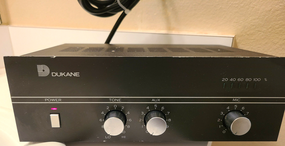 Dukane 1A1410 Audio PA Microphone Power Amplifier