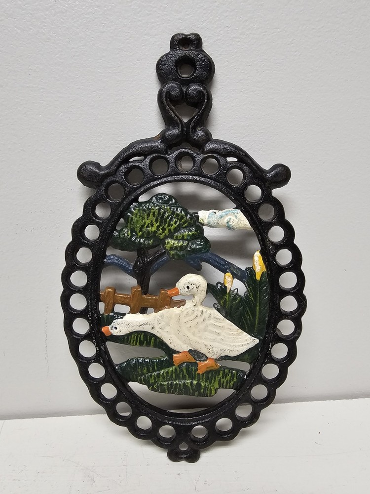 Vintage Iron Duck Trivet