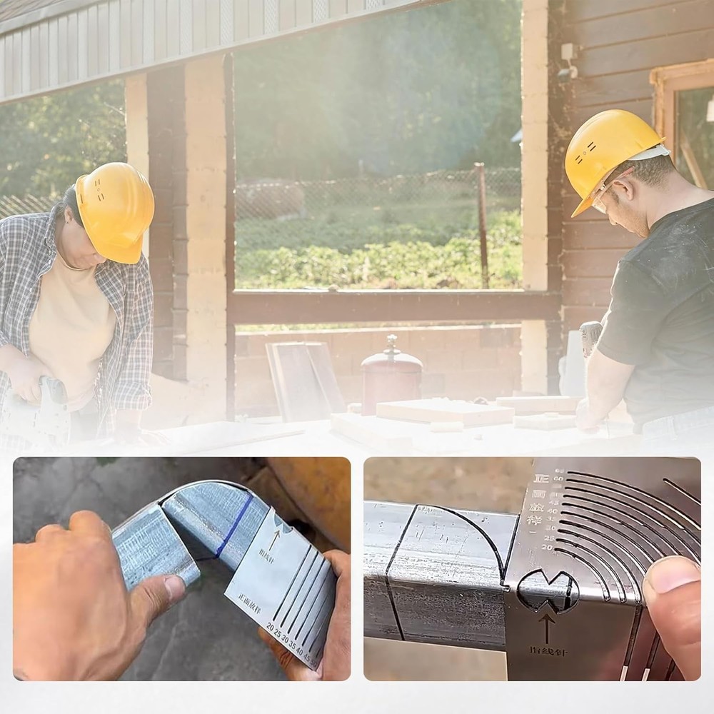 2 Pack angle and arc marking tool,Adjustable Dual-Purpose small large