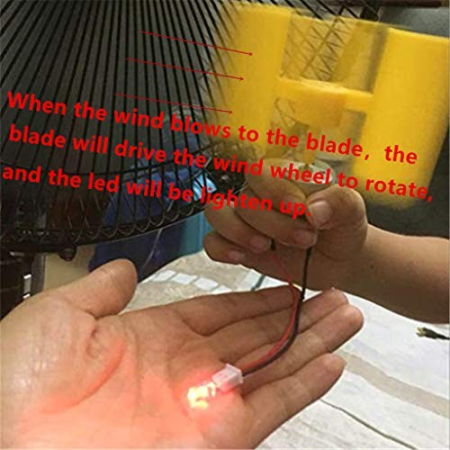 2PCS Vertical Axis Wind Turbine Generator Model DIY Physics Science Experiment