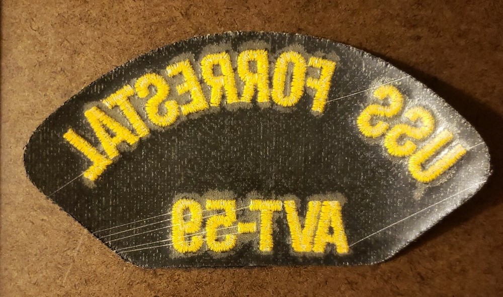 USS Forrestal AVT-59 US Navy 5.75" x 3" Patch