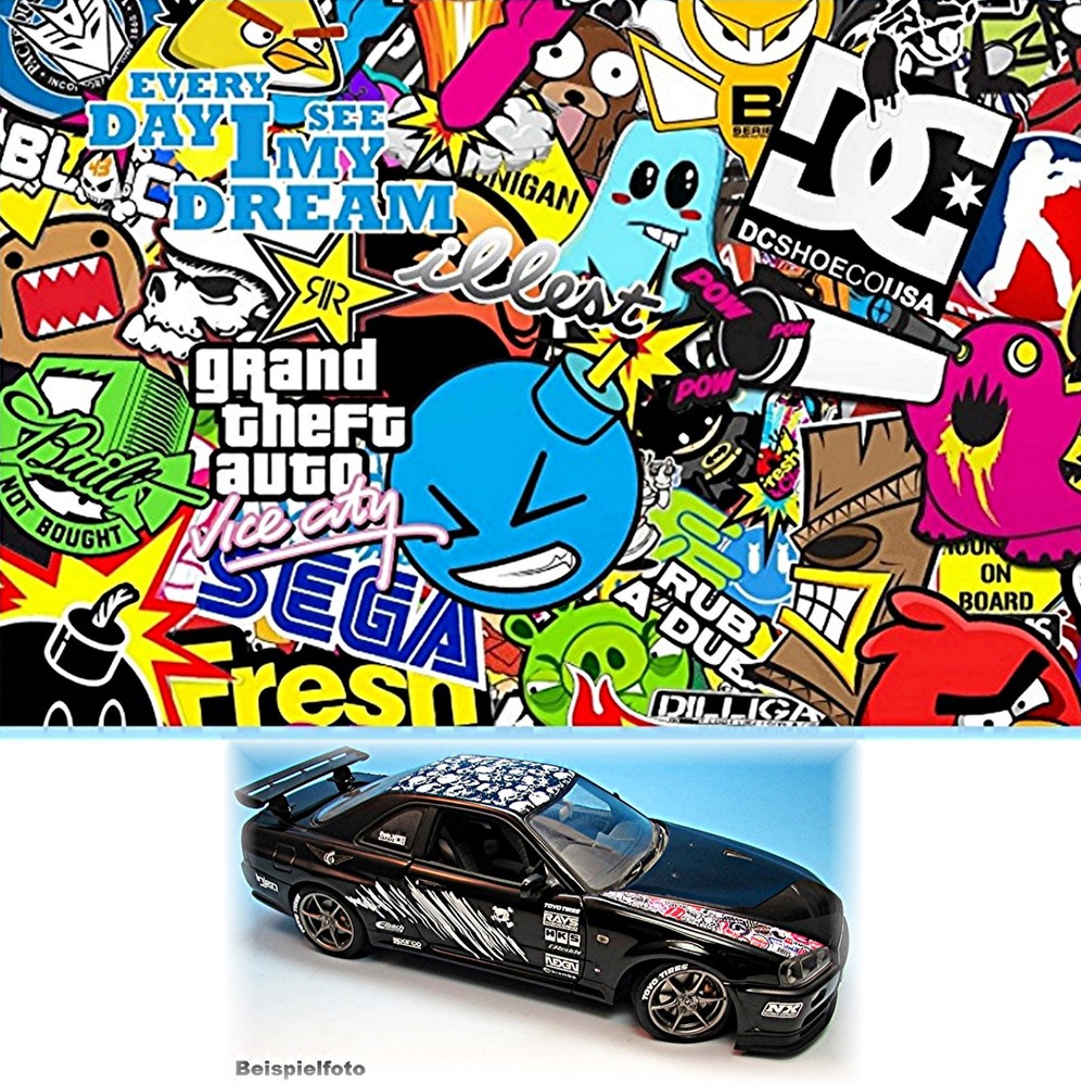 Stickerbomb / Surface Pattern No.4 Decal 1:24 Decal Decals