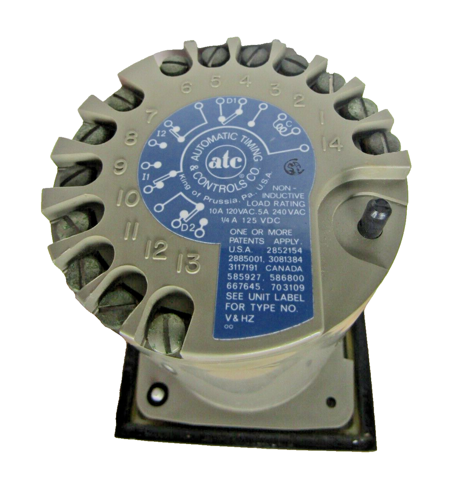 👀 ATC 0-30 MINUTE ELECTROMECHANICAL TIMER 120 VAC 305E016A10PX