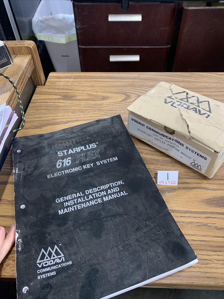 Vodavi SP61620-03 Starplus 616flex Program Module III