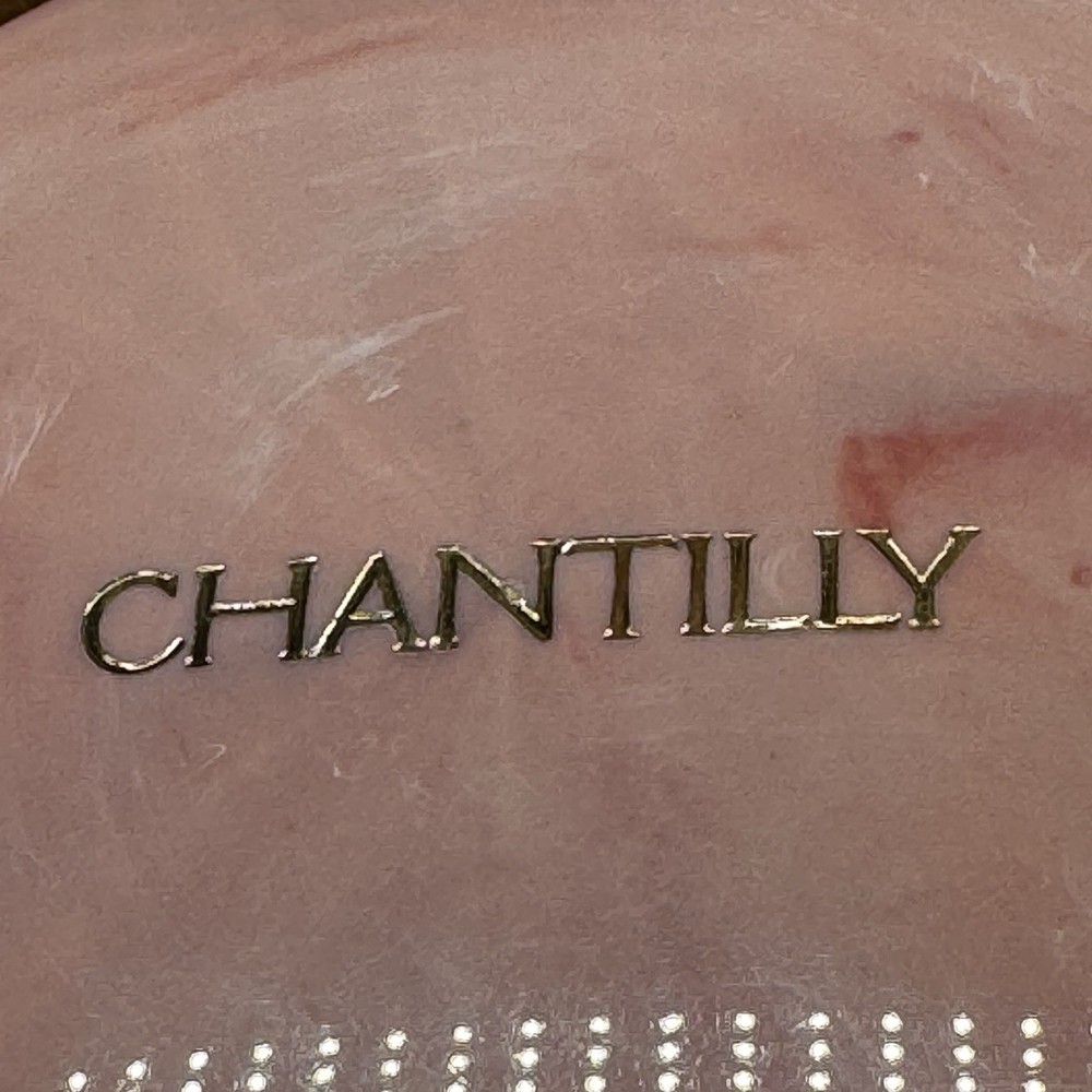 Chantilly Dusting Powder Plastic Container & Puff Boxed EMPTY/Traces Vintage