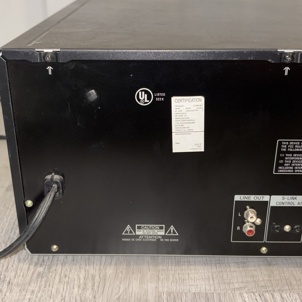 Sony CDP-CX205 Compact Disc Player Mega Storage 200 CD Player Changer - Tested!