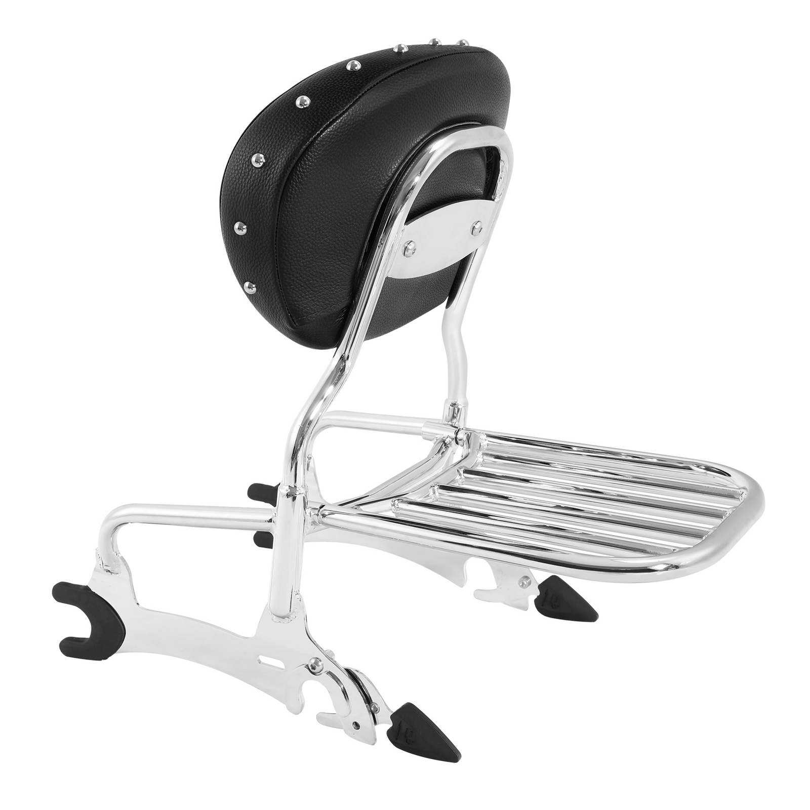 Backrest Sissy Bar Luggage Rack Mount Spools Fits For Indian Chieftain 2014-2024