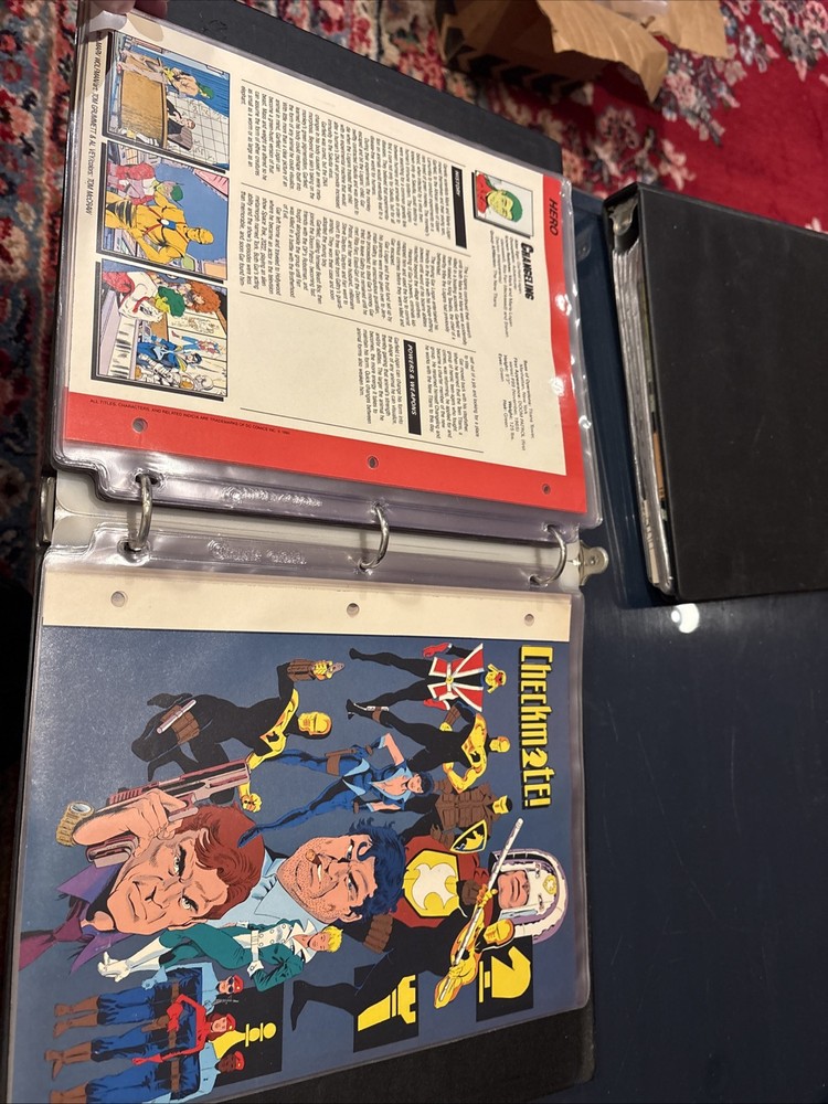 Comic Book Bio Binder