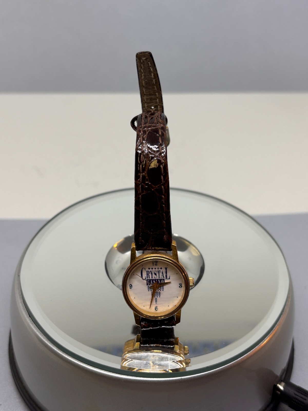 Vintage Rare Crystal Casino Winnipeg Fort Garry Ladies Wrist Watch not working