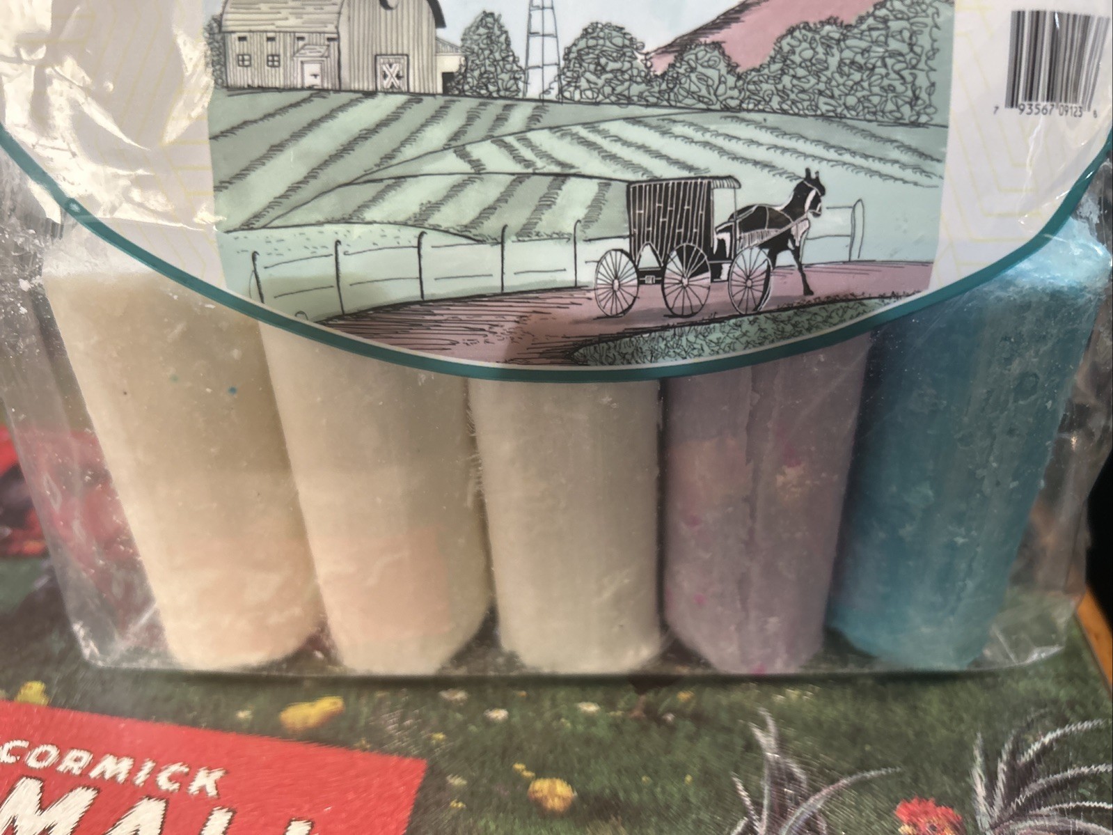 Amish Farm Soap 5Big Scented Bars Sensitive Skin Lathers Great