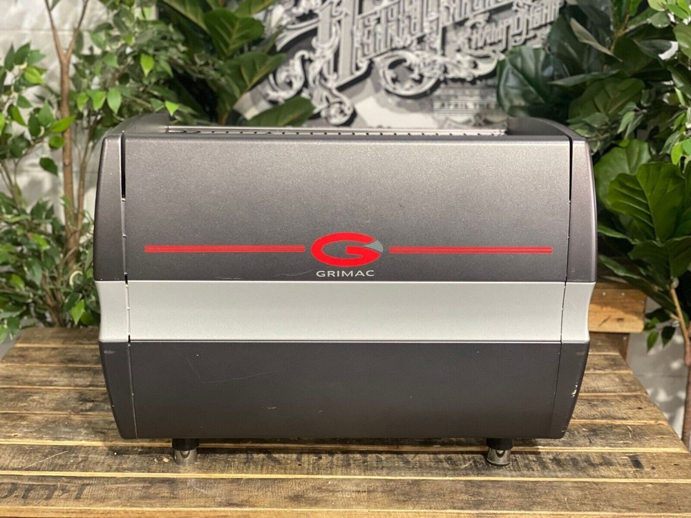 GRIMAC 2 GROUP BLACK / GREY ESPRESSO COFFEE MACHINE