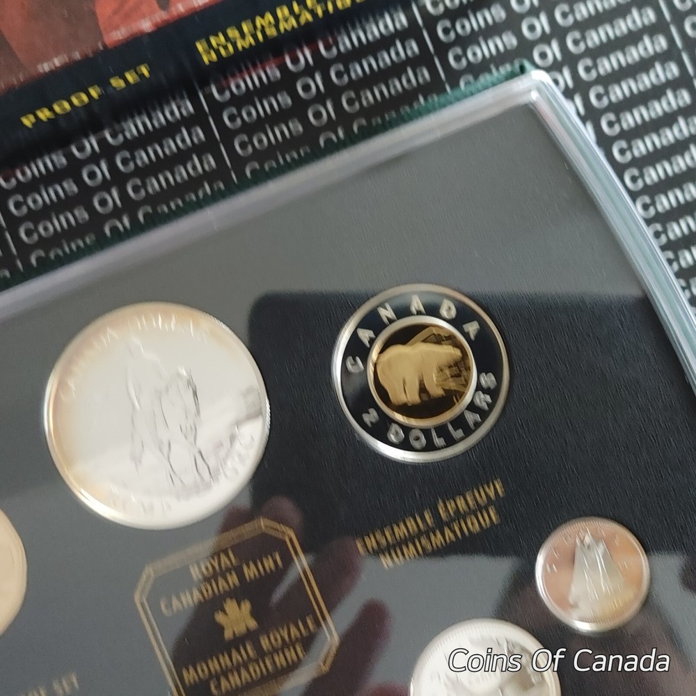 1998 Canada 8 Coin Proof Set - With Special Edition Silver Dollar #coinsofcanada