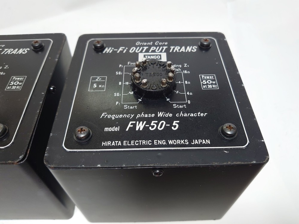 Tango Out Put Trans FW-50-5 Pair Audio Equipment Amplifier Continuity Working