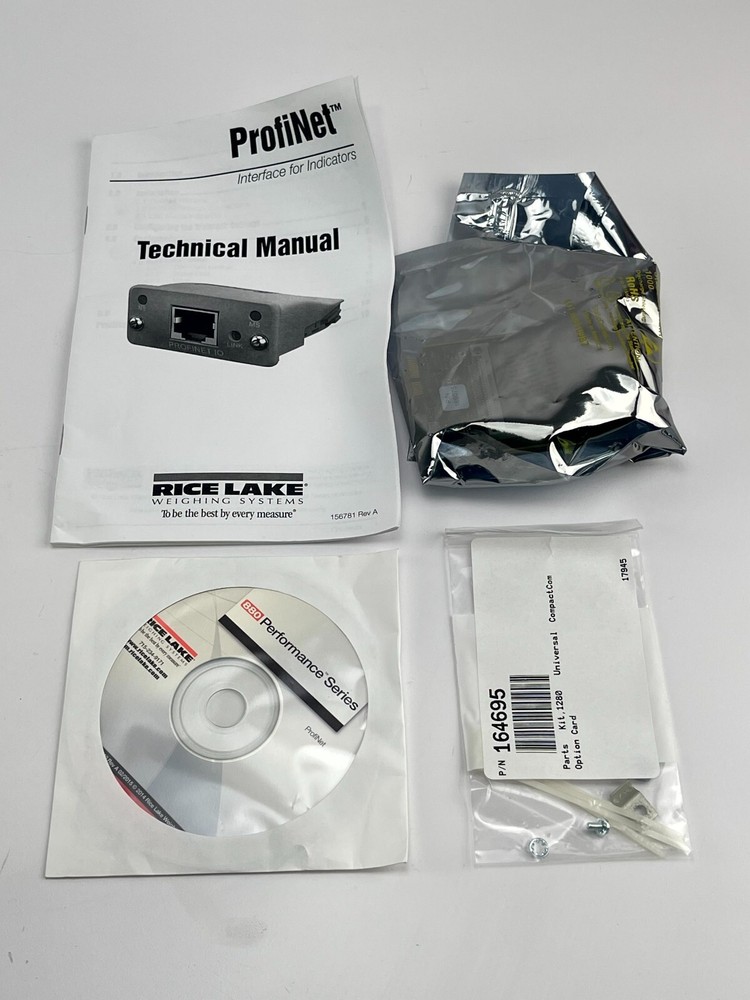 Rice Lake 165794 1280 Opt, ProfiNet CompactCom Option