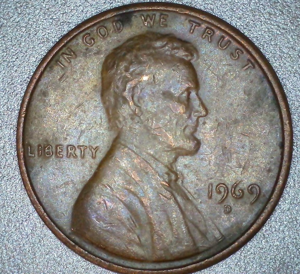 1969-D Lincoln Penny One Cent
