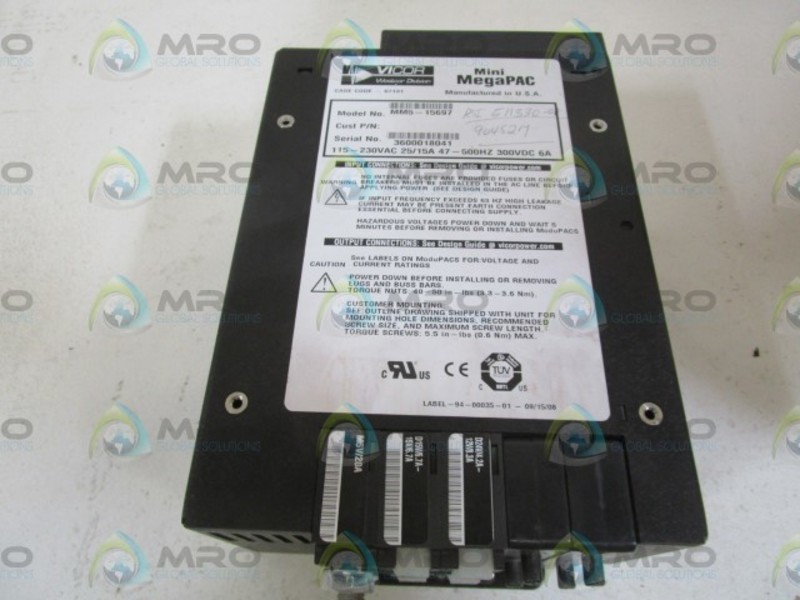 VICOR POWER SUPPLY MM5-15697 NSMP