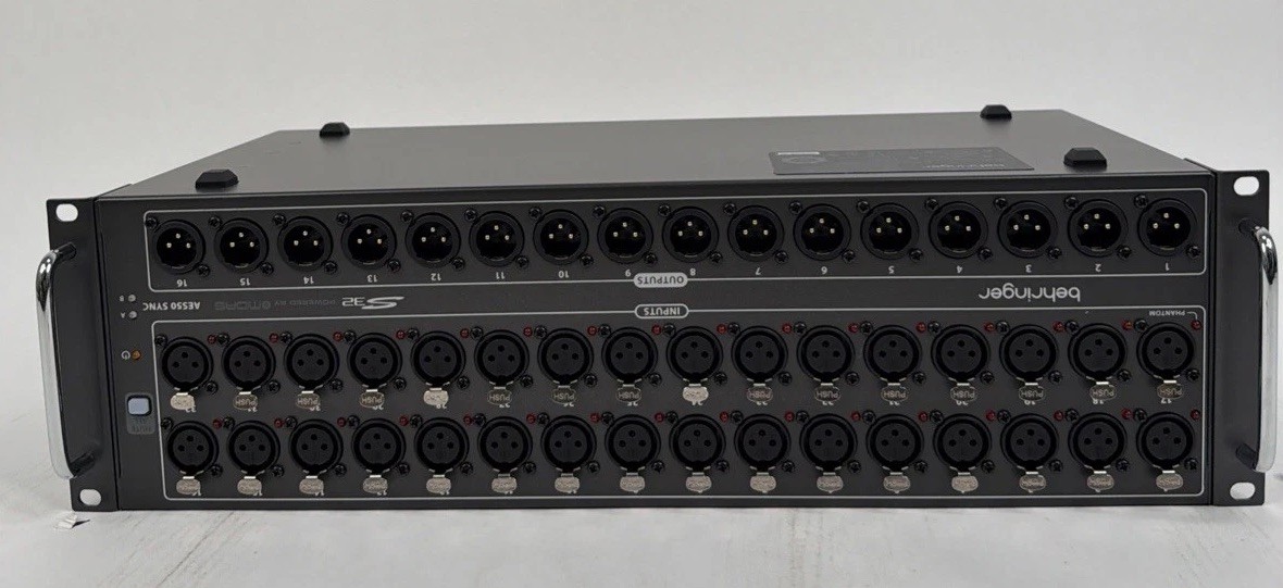 Behringer S32 32-Input Digital Stage Box(Brand New)
