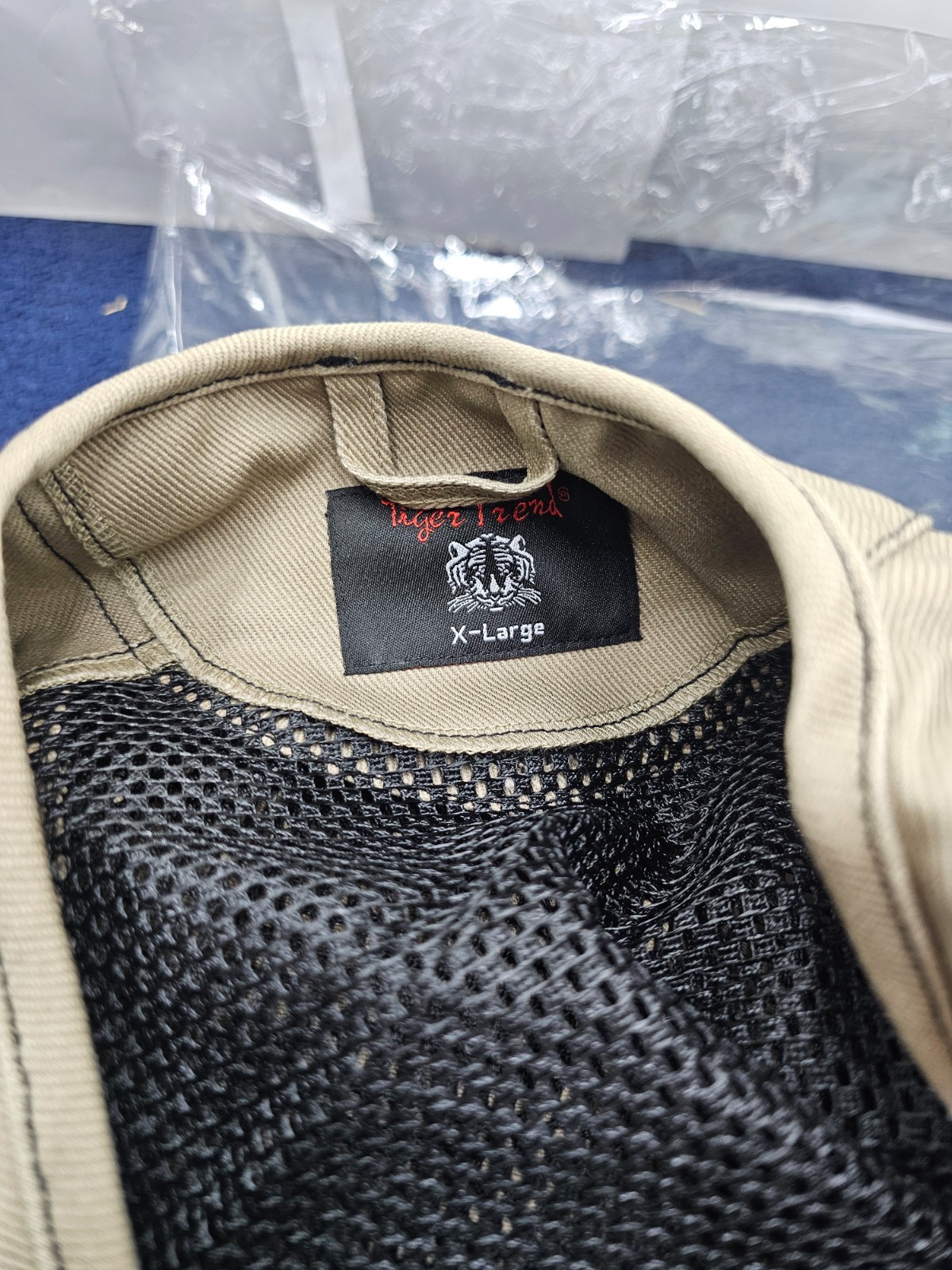 Tiger Trend 501001552XL Utility Tool Vest, Rugged Construction XLarge - Khaki