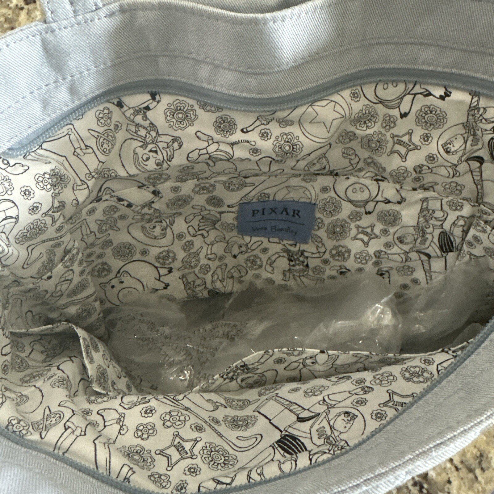 NWT Vera Bradley Disney Pixar TOY STORY ANDY’S ROOM Woody & Buzz SMALL VERA TOTE
