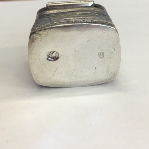 Antique Solid Silver Hallmarked Dutch Pill / Snuff Box Decorative Circa 1844