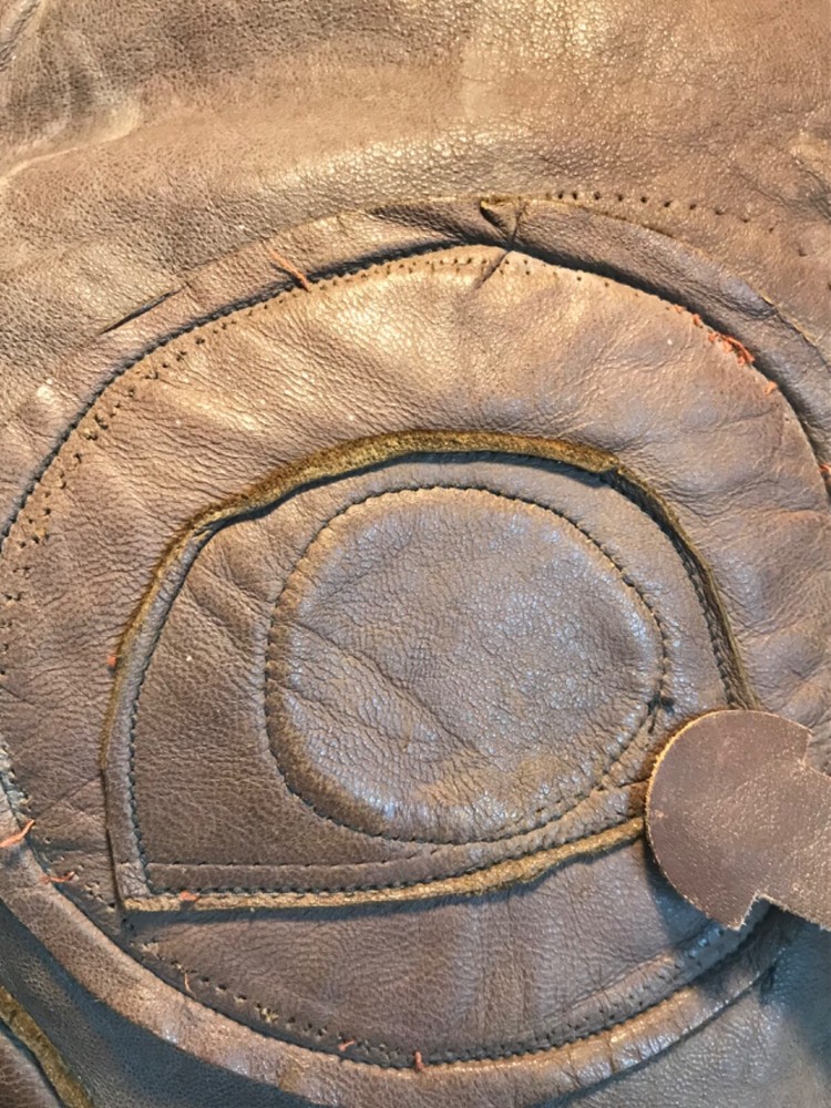 WW2 RCAF Modified Type B Leather Pilots Helmet