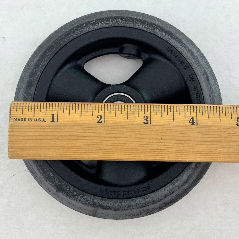 Primo Small Front Caster Wheel Pair Pr1mo 3 Spoke Wheelchair Solid Caster Wheels