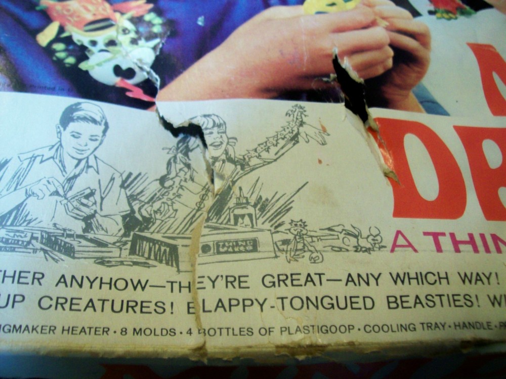 1967 "Mini Dragons" Thingmaker Set by Mattel-Mostly Complete Incl Working Heater