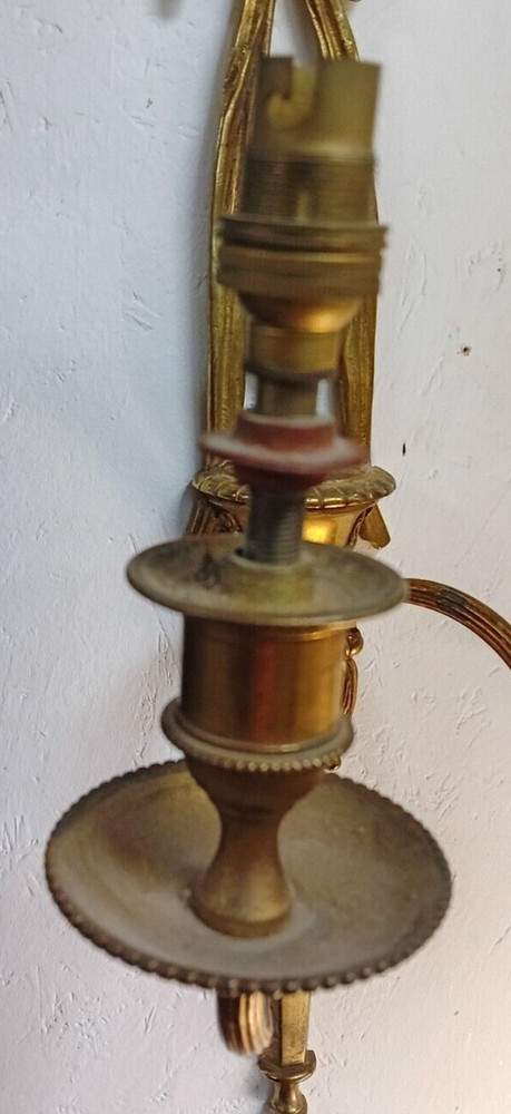 Early 20th Century Brass Wall Light