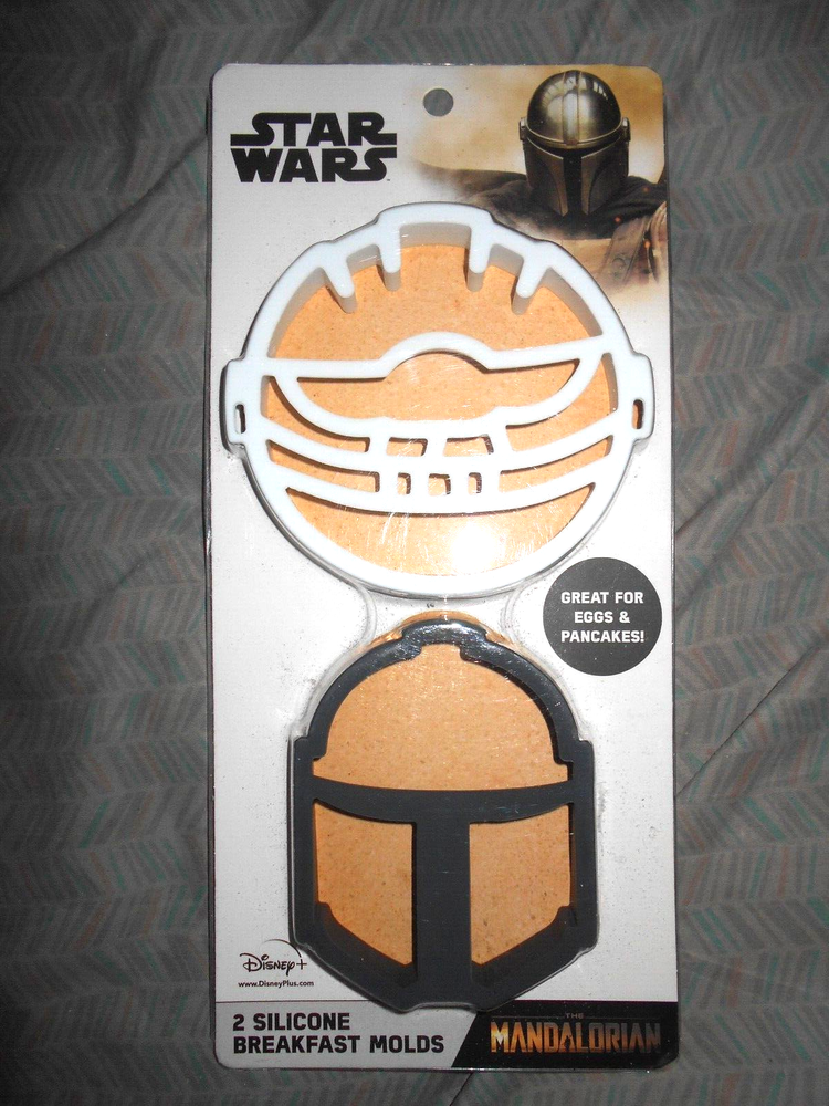 Star Wars The Mandalorian 2 Silicone Egg & Pancake Breakfast Molds